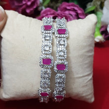 Twinkling Brilliance One Karat Bangles