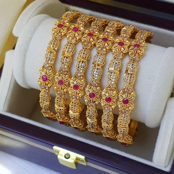 Sovereign Secret Gold Plated Bangles Set