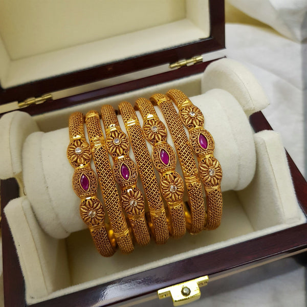 Aurum Luxe Lacker Bangles Set