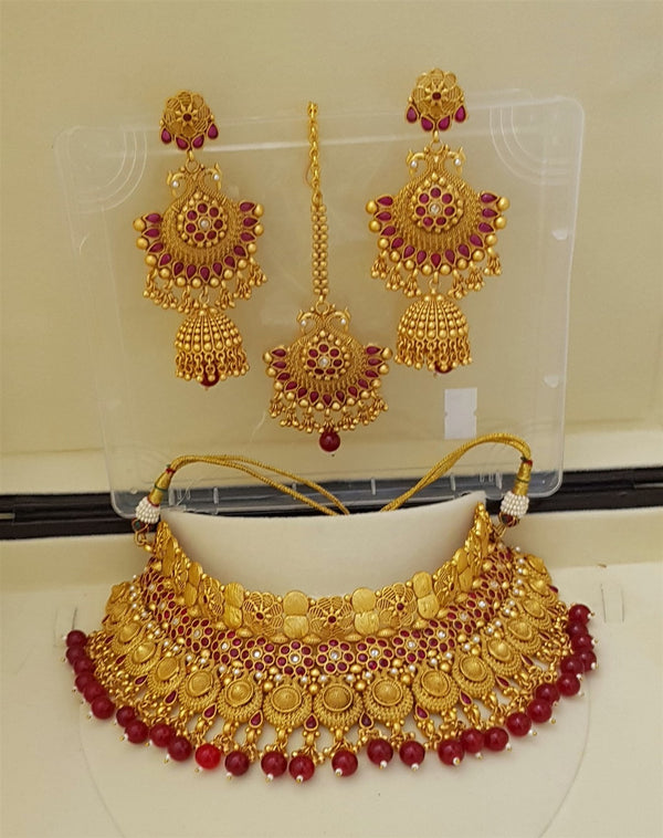 Gold Plated Necklace Set