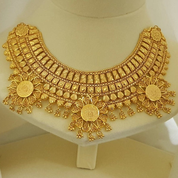 Gleaming Gold Polish Necklace