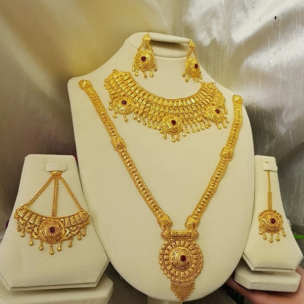 Bridal Gold Look Necklace Set