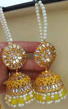 Ruby Rhapsody Yellow Jhumkay