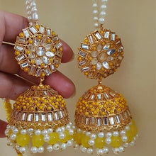 Ruby Rhapsody Yellow Jhumkay