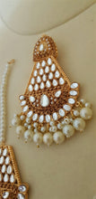 Grayish Beige Stunning Bindia Earrings  