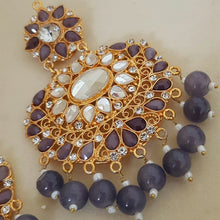 Old Lavender Stunning Bindia Earrings 