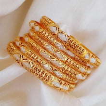 Noble Radiance Gold Polished Bangles