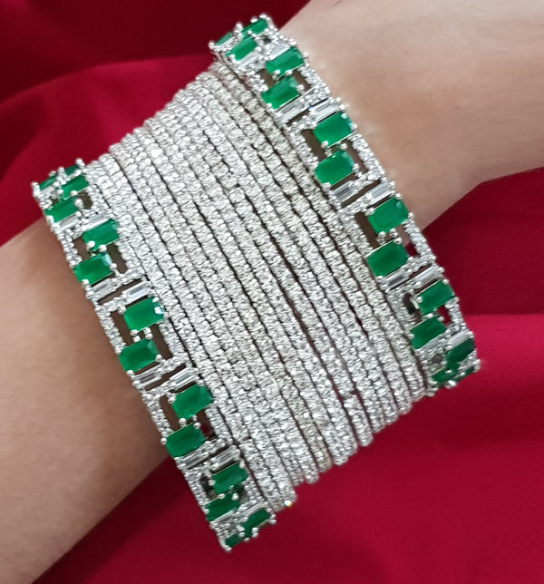 Zarconic Opulence One Karat Bangles