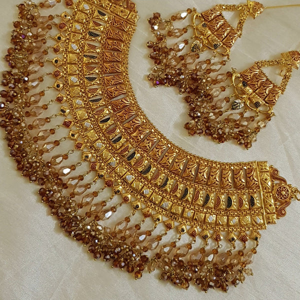 Radiant Gold Fashion Necklace