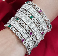 Zarconic Sparkle One Karat Bangles