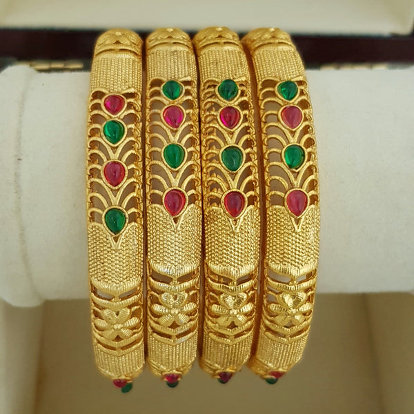 EminentMatte Gold  Tone Rajwari Kara