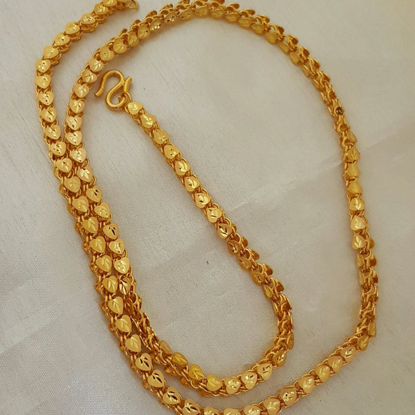 Radiant Gold Coated Chain for Girls