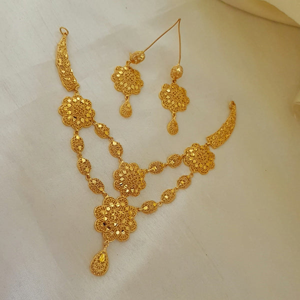 Gilded Gold Shine Necklace