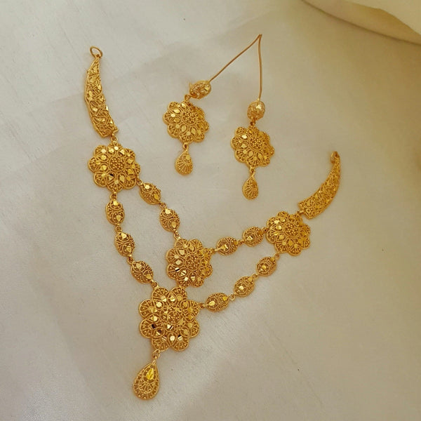 Gilded Gold Shine Necklace