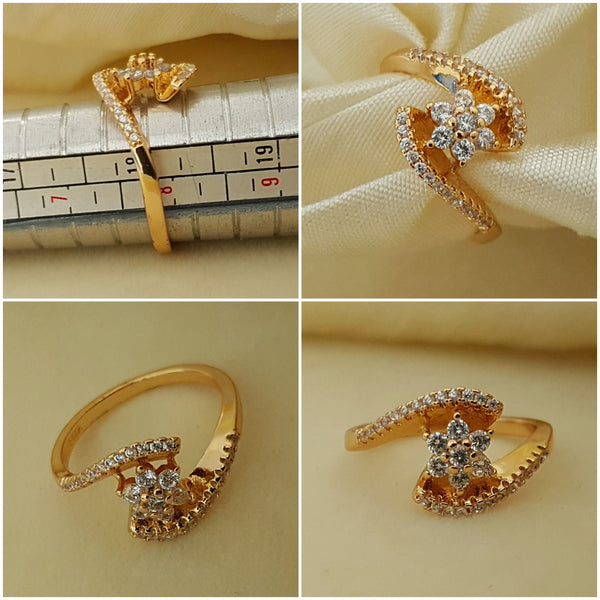 Majestic Stylish Gold Polish Rings for Girls