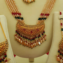 Luxe Bridal Necklace In Gold Plated