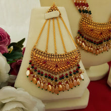 Luxe Bridal Necklace In Gold Plated