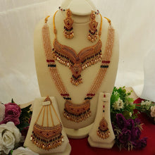 Luxe Bridal Necklace In Gold Plated