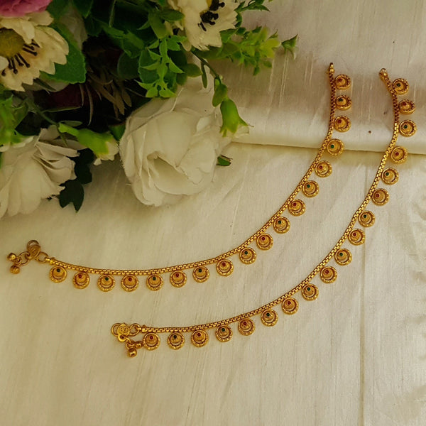 Classic Gold Plated Rajwadi Anklet