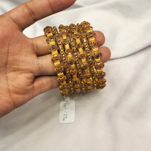 Golden Cascade Lacker Bangles