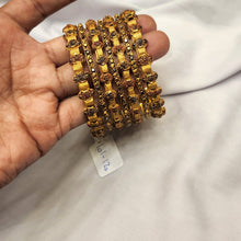 Golden Cascade Lacker Bangles