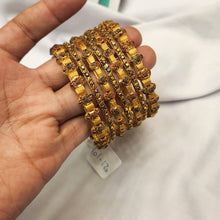 Golden Cascade Lacker Bangles