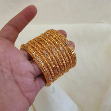 Refined Gold Plated Luxury Bangles