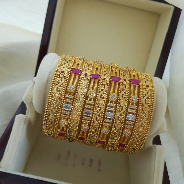 Golden Glow One Karat Bangles set