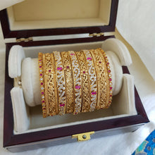 Radiant Sparkle One Karat Bangles Set