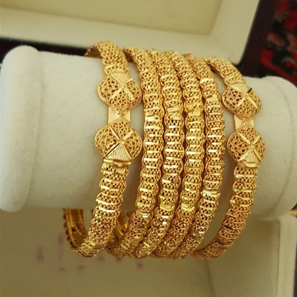 Radiant Gold Polished Bangles