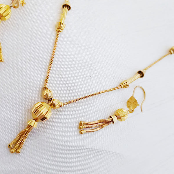 Elegant Gold Chain Set