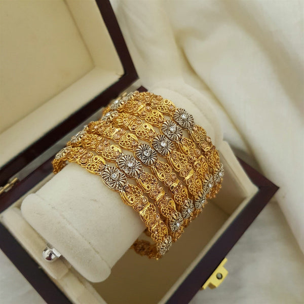 Gold Plated Fancy Bangles