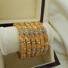 Gold Plated Fancy Bangles