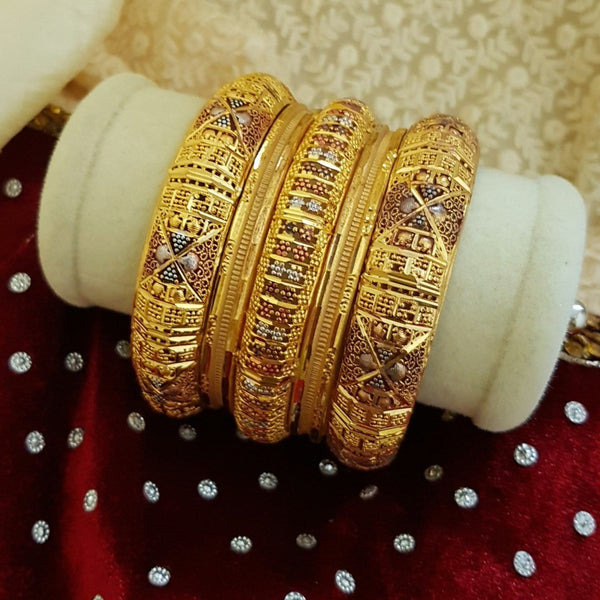 Regal Radiance Gold Plated Kara/Bangles