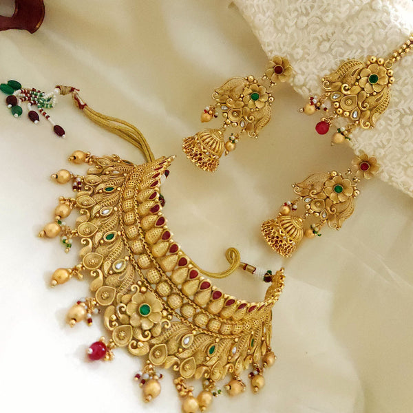 Eminent Rajwadi Bridal Charms Necklace