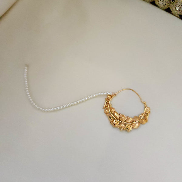 Simple Gold-plated Nose Ring