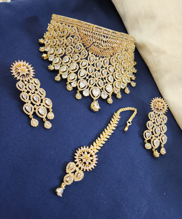 Brilliant One Karat Bridal Necklace