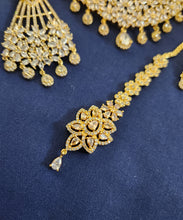 Gilded Grace One Karat bridal Necklace Set