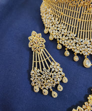 Gilded Grace One Karat bridal Necklace Set