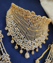 Gilded Grace One Karat bridal Necklace Set