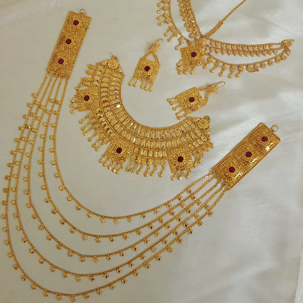 Gold Plated Bridal Necklace Set