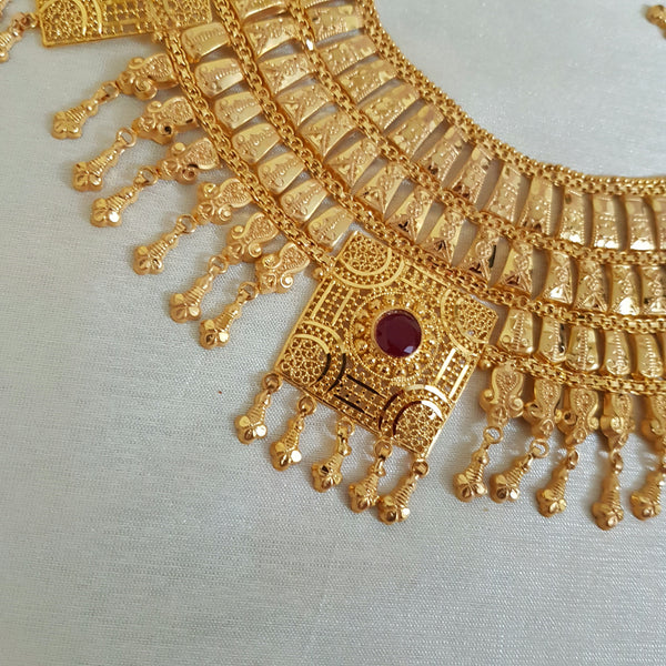 Gold Plated Bridal Necklace Set