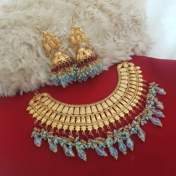 Sparkling Gold Polished Necklace