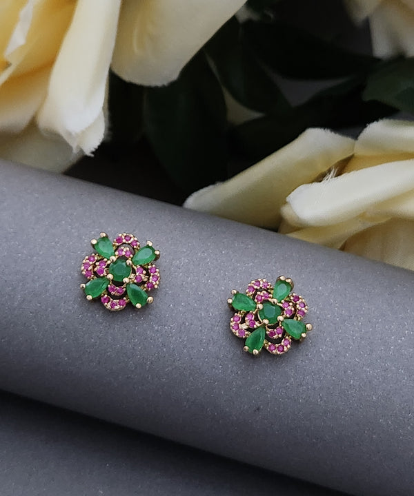 Imperial Golden Zircon Earrings – Elegant Fashion Jewelry for Women