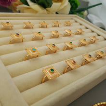 Golden Rhythm Elegant Ring
