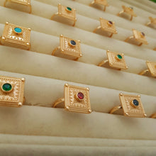 Golden Rhythm Elegant Ring
