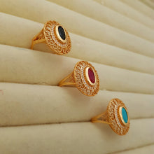 Celestial Serenade Engraved Golden Harmony Ring