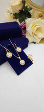 Opulent Gold Plated Pendant Chain Set