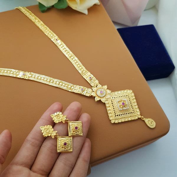 Sparkling Golden Glow Necklace