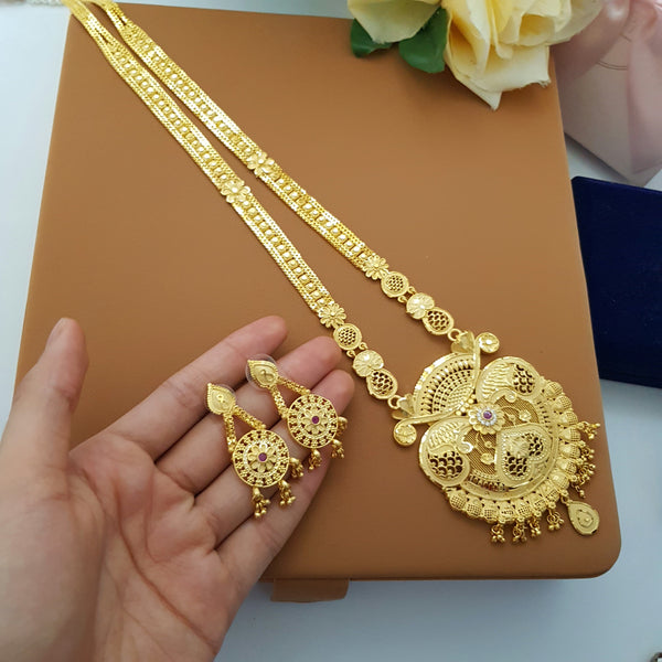 Luxe Gold Adorned Necklace